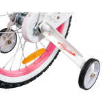 Detský bicykel 16" RoyalBaby Jenny RB16G-4 ružovo-biely 